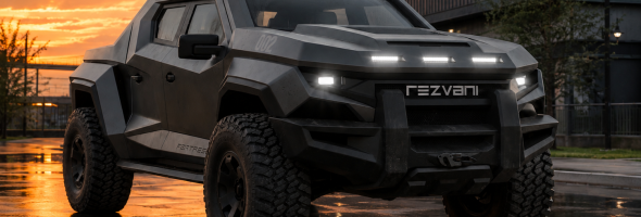 Rezvani Fortress: the 850-HP armored pickup based on a Ford Raptor