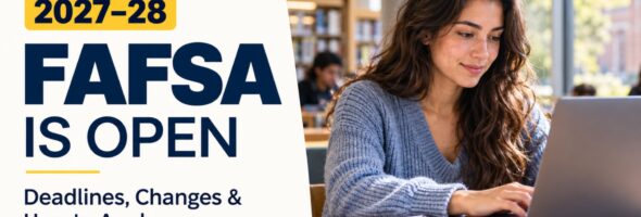 The 2027-28 FAFSA Is Open: Deadlines, Changes and How to Apply 